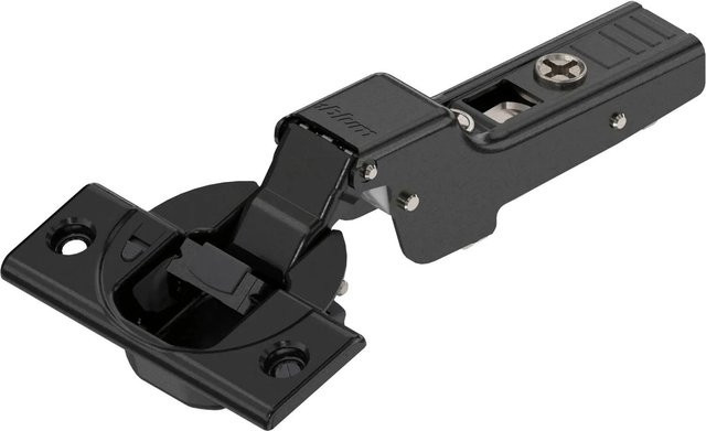 Blum Clip Top Blumotion Scharnier 110 Grad Gekröpft mit Feder Onyx Schwarz Matt inkl. Schrauben - Bild 1