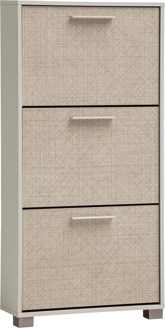 Schildmeyer Schuhkipper Edno mit 3 Klappen in Beige, B/H/T: 59,8 x 124,0 x 19,6 cm - Bild 1