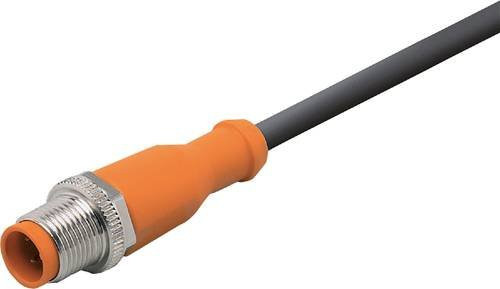 Ifm Electronic EVC077 Verbindungsleitung mit geradem Stecker, 4-polig, Farbe: Orange, Länge: 5 m - Bild 1