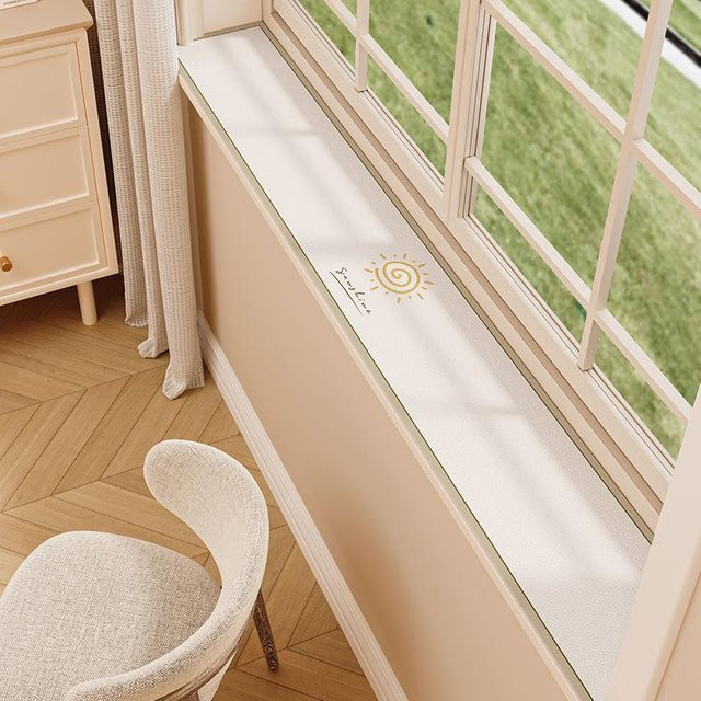Waschbare Fensterbankauflage Yiran Furniture in Weiß und Multicolour, Breite: 10 cm, Länge: 100 cm - Bild 1
