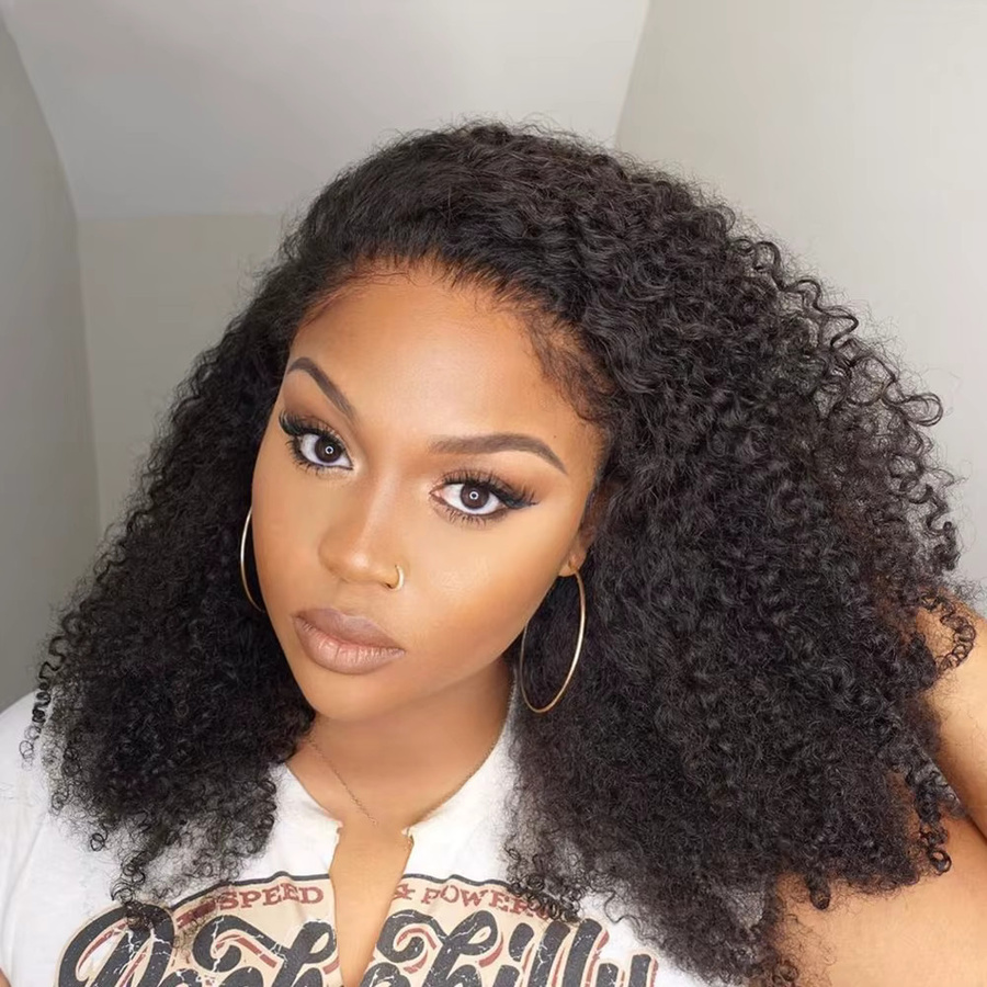 Charming Queen Perücke, Lockiger Bob, Remy Brazilian Human Hair, Damen - Bild 5