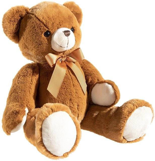 Heunec Teddy Bär mit Schleife, Kuscheltier, braun, 36cm - Bild 1