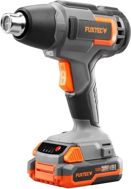 FUXTEC 20V Akku Heißluftpistole FX-E1HLP20 in Orange/Grau - Bild 1