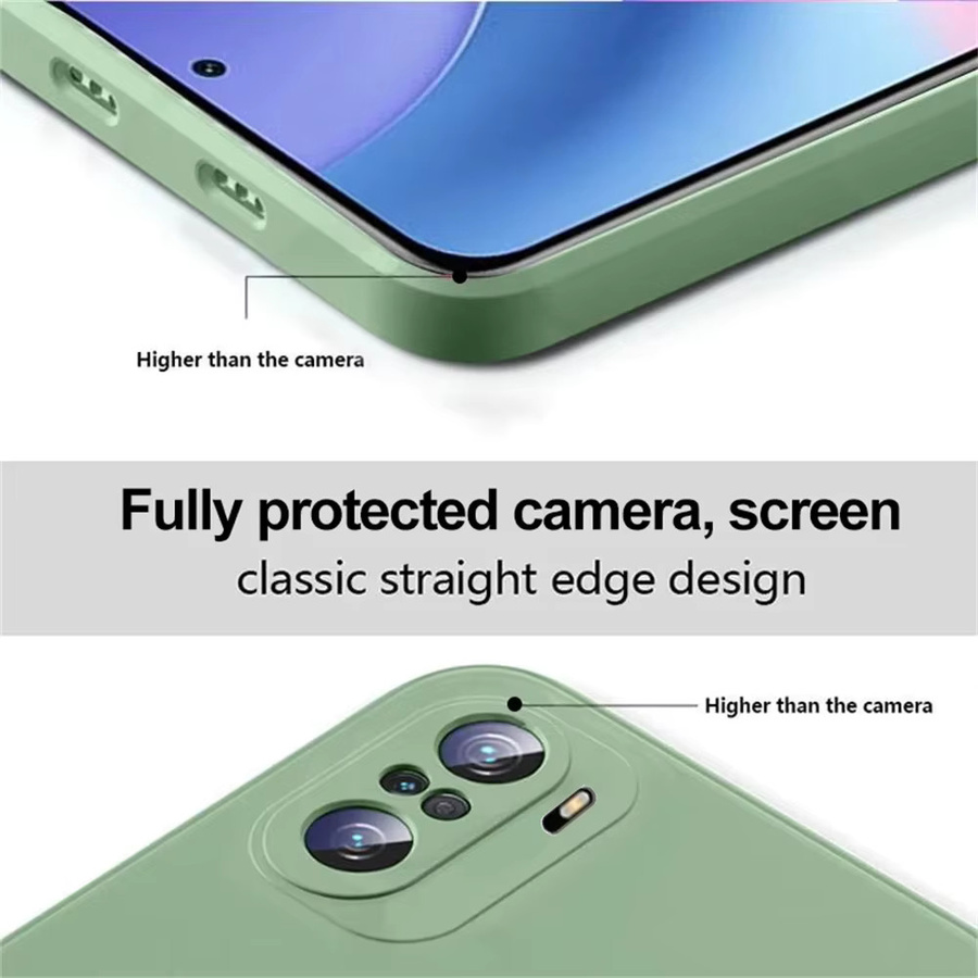 Xiaomi Ultra Slim Soft TPU Silikon Handyhülle für Xiaomi Poco F3 und Poco F3 GT 5G in Rot oder Grün - Bild 1