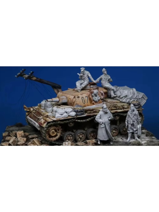 EVANOVM Panzerstapel, 1:35, Modellbausatz, Grau - Bild 3