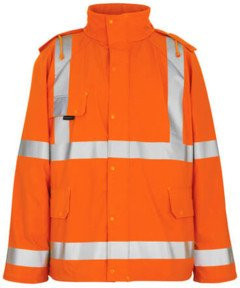 Mascot Feldbach Regenjacke in Hi-Vis Orange, Größe 4XL, nach EN ISO 20471 Klasse 3