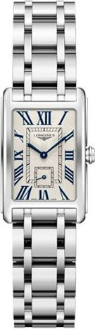 Longines Armbanduhr, Quarz, Edelstahl, Silber, Weiß, Damen - Bild 1