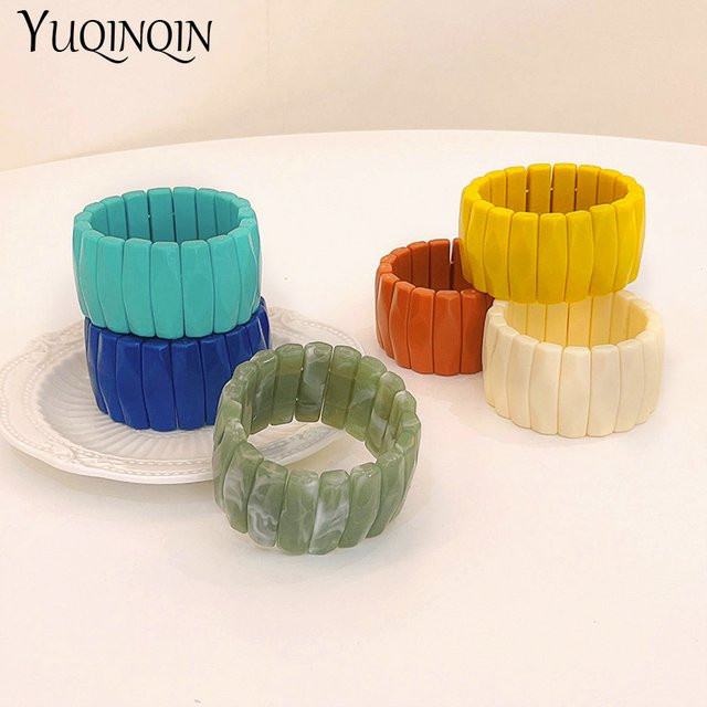 YUQINQIN Armband, Perle, Harz, Bunt, Unisex - Bild 1