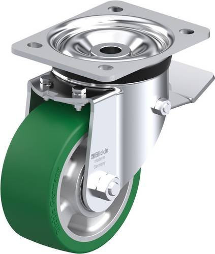 Blickle Lenkrolle LK-ALST 127K-ST mit Feststeller, Rad-Durchmesser: 125 mm, Tragfähigkeit: 450 kg - Bild 1