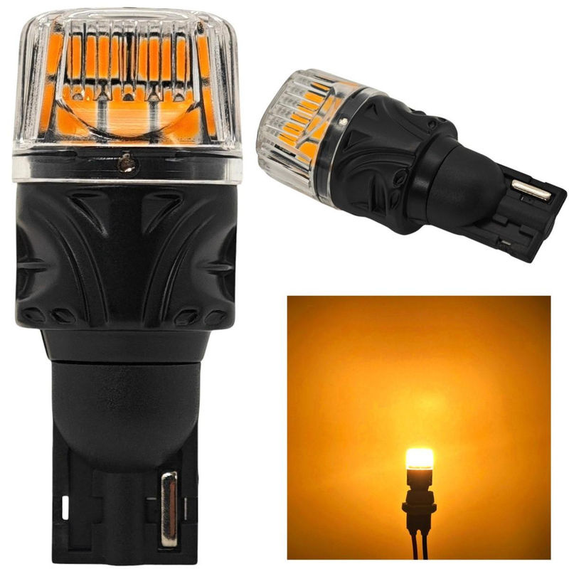 motoLEDy 2 Stück W16W LED T15 12V Canbus Leuchtmittel Orange 1000lm - Bild 9