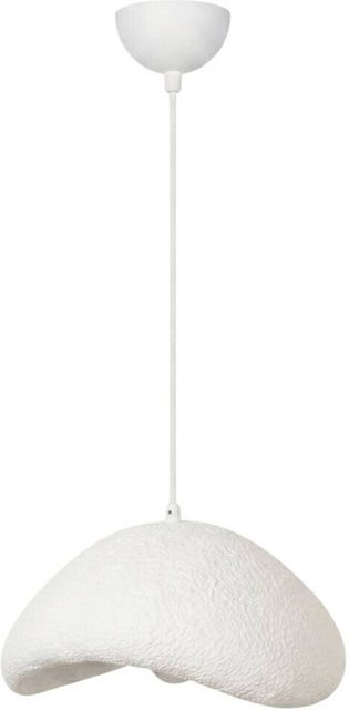 Opviq Pendelleuchte weiß aus Metall und Glas mit E27 Fassung, Höhe: 120 cm, Breite: 42 cm, Tiefe: 37 cm - Bild 1