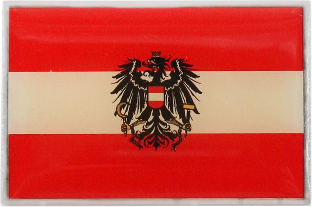 GuDeKe Brosche Österreichische Flagge, Herren - Bild 1