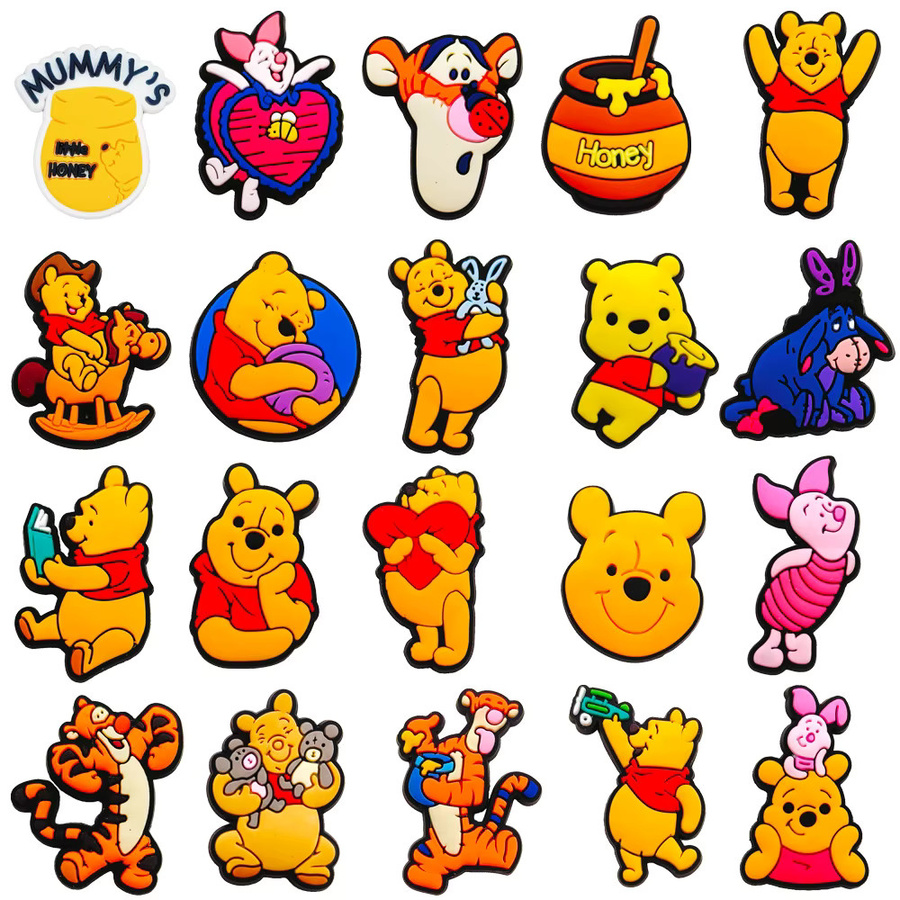 Charms Pooh Ferkel Tigger Honig, PVC, Kinder - Bild 3