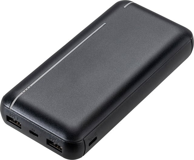 Vivanco Fast Charge Power Bank 20.000mAh mit 10,5W in Schwarz - Bild 1