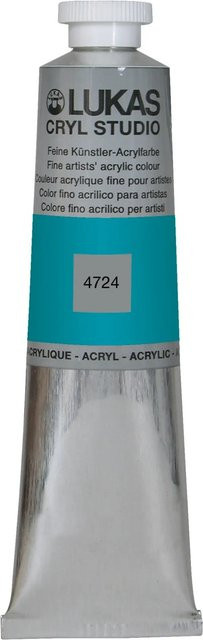 Lukas Cryl Studio Premium-Acrylfarbe Türkis 75 ml - Bild 1