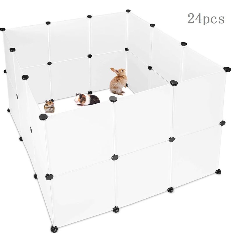 SHAOYAN Faltbarer Laufstall für kleine Haustiere als kombinierbarer Hofzaun für Hunde, Katzen, Kaninchen und Meerschweinchen - Bild 3