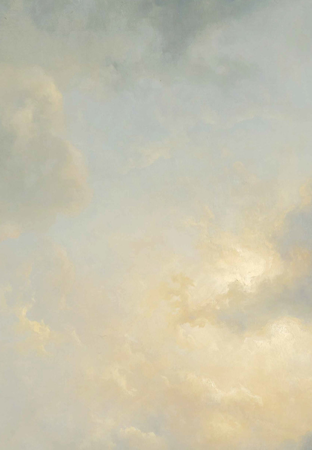 KEK Amsterdam Mural Golden Age Clouds 1 Wandbild in Multicolor, Beige und Gold, Breite: 194,8 cm - Bild 1
