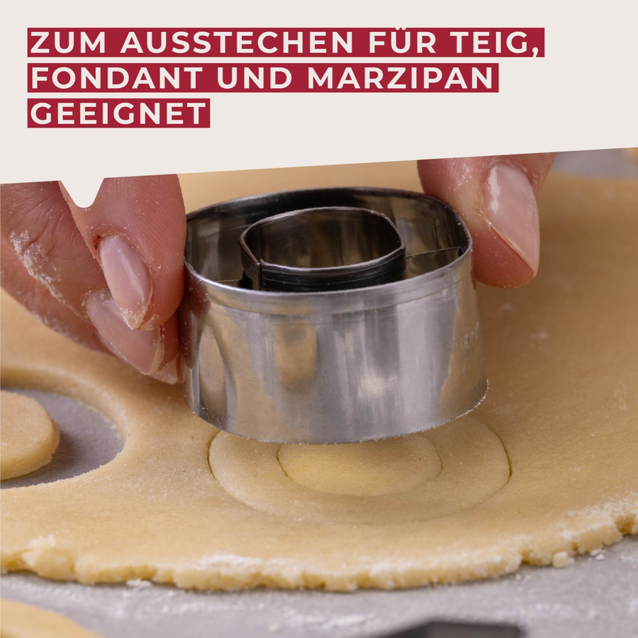 Fackelmann Zahlen-Ausstecher Nr. 0 aus Edelstahl in Silber - Bild 2