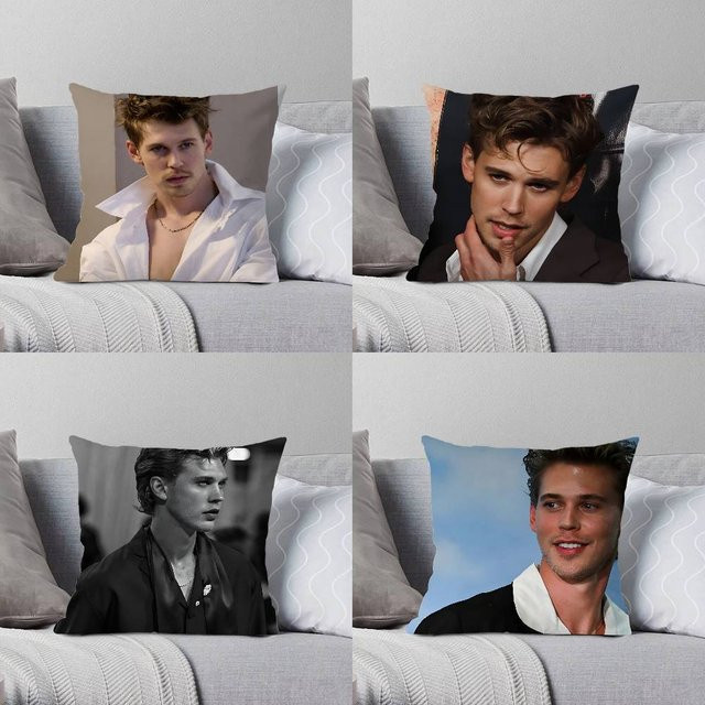 52TOYS Austin Butler quadratische Kissenbezüge mit Grafikdesign, B/T/H: 40 x 40 x 40 cm - Bild 1