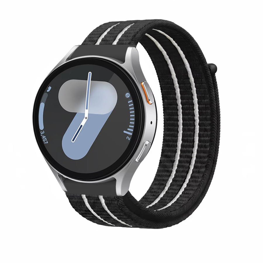 Uhrenarmband Nylon, Schwarz, Unisex - Bild 1