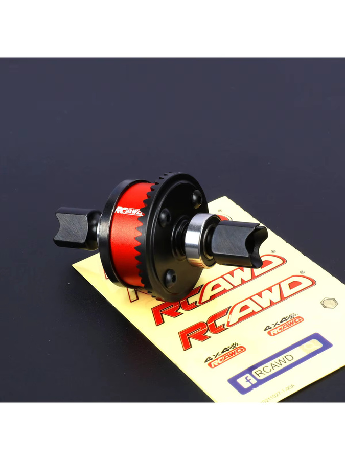 RCAWD Vorne Hinten Diff 43T RTR Stahl Differential Montage, Metall, Zubehör - Bild 4