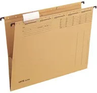 Leitz ALPHA Hängetasche A4 oben offen aus Papier, 25 Stück, beige und braun - Bild 1