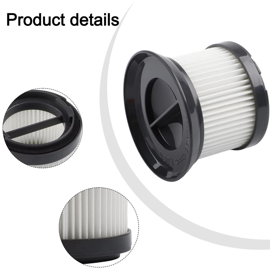 LEENKEA Ersatz Auspuff Filter für CleanMaxx MJ1901B Zyklon Staubsauger Staubbehälter Filter Zubehör, Weiß - Bild 2