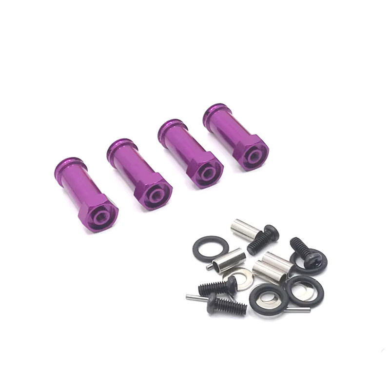 Wltoys Radnaben-Verlängerung, Zubehör, Lila, Metall - Bild 2
