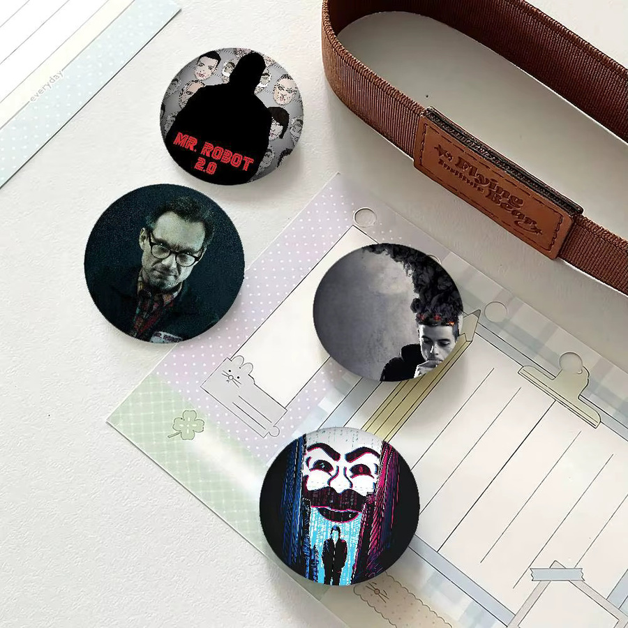Bilibili Roboter Abzeichen, Weißblech, Pin Brosche, Unisex - Bild 4