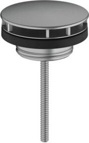 Hansgrohe Waschtischventil für Waschbecken in gebürstetem Chrom und Edelstahl mit 1 1/4 Zoll Anschluss - Bild 1
