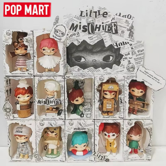 POP MART Hirono Kleine Mischievous Serie, Blind Box Puppe, Tabletop Ornamente - Bild 1