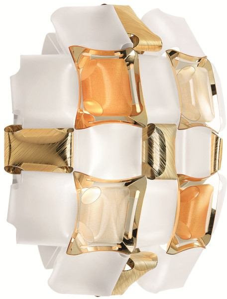 Slamp Mida Applique Wandleuchte LED in Amber und Multicolour mit Goldakzenten - Bild 1