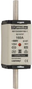 Mersen NH-Sicherungseinsatz SG Gr.1 gG 160A/500V KM NH1GG50V160-1 in Weiß - Bild 1
