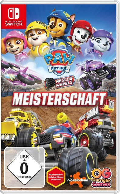 PAW Patrol Rescue Wheels Meisterschaft Nintendo Switch Spiel für die ganze Familie - Bild 1