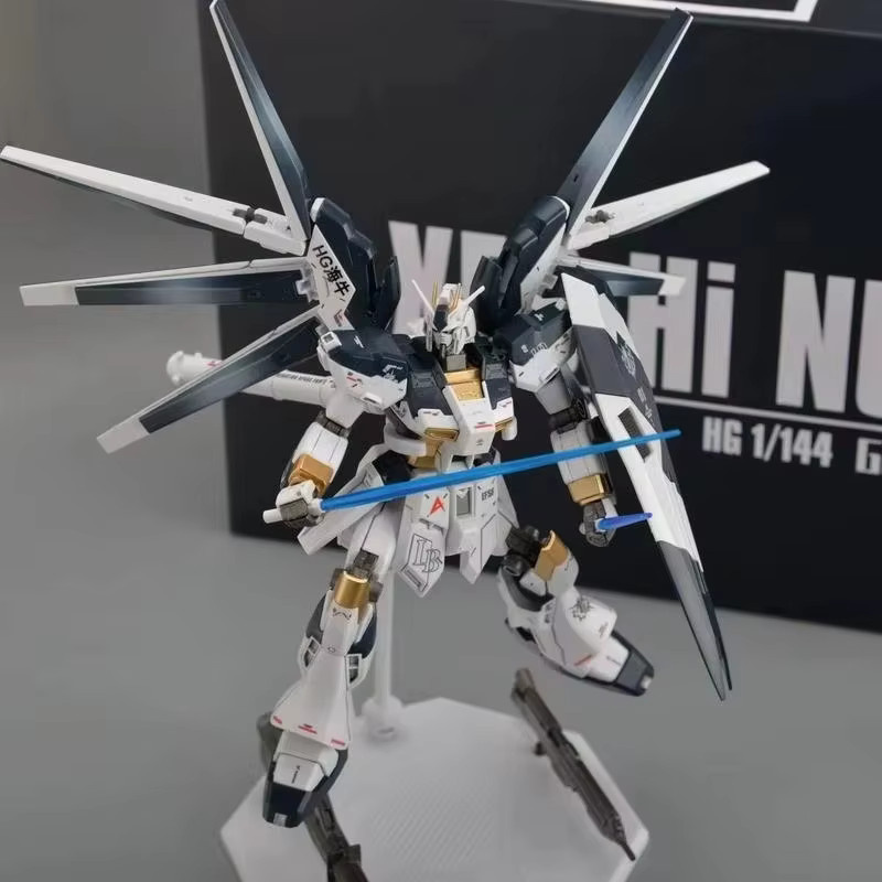 TAKARA TOMY HG 1/144 Hi Nu RX 93 V2 GPB Farbschema, Bausatz-Modell, Actionfigur - Bild 3