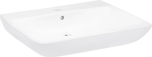 Verosan Waschbecken Rivo Square Weiß aus Keramik unterfahrbar Breite: 65,5 cm, Tiefe: 55,0 cm - Bild 1