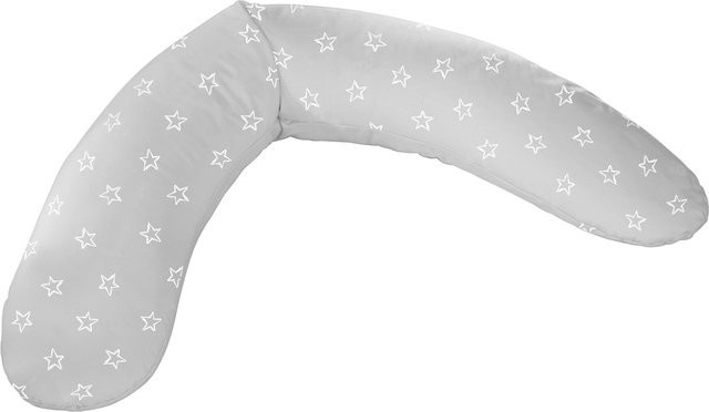 Theraline Dodo Stillkissen in Grau mit Baumwollbezug, 170 cm - Bild 1