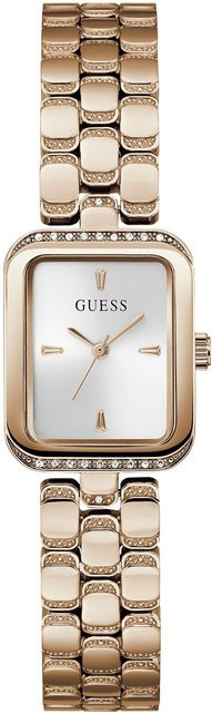 Guess Damenuhr Isla, Analoguhr, Quarz, Edelstahl, Silber, 22 mm - Bild 1