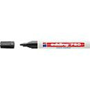 Edding 750 Permanent Lackmarker mit Rundspitze in Schwarz, Strichbreite 2-4 mm - Bild 4
