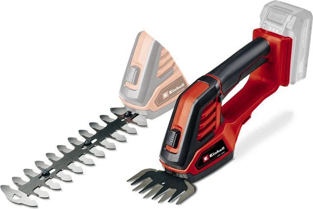 Einhell Power X-Change Akku-Gras- und Strauchschere GE-CG 18/100 Li-Solo in Rot/Schwarz - Bild 1