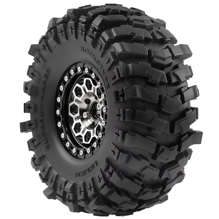 RS RC Crawler-Reifen und Räder Beadlock-Felgen, 4-teiliges Reifenset - Bild 4