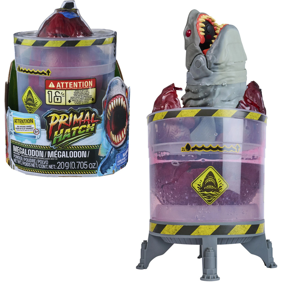 Spin Master Primal Hatch, Interaktiver Megalodon Hai im Ei, Spielfigur, ab 6 Jahren - Bild 1