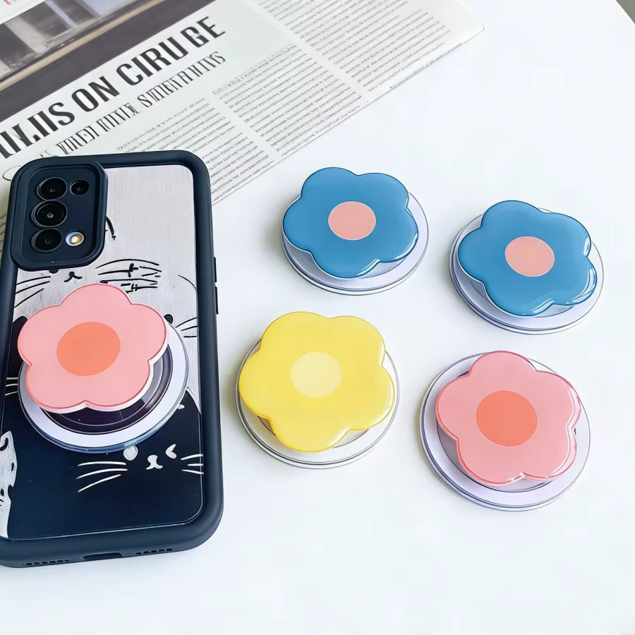 Magnetischer Blumen-Telefonhalter im koreanischen Design für MagSafe, kompatibel mit iPhone 17, 16, 15, 14, 13, 12 Pro Max, Farbe: Pink/Mehrfarbig - Bild 4