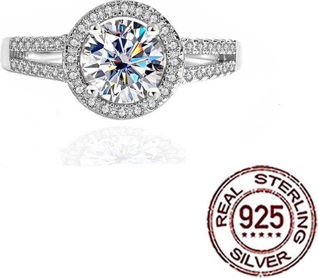 Cww zircons Ring, 925 Silber, Zirkonia, Damen - Bild 1