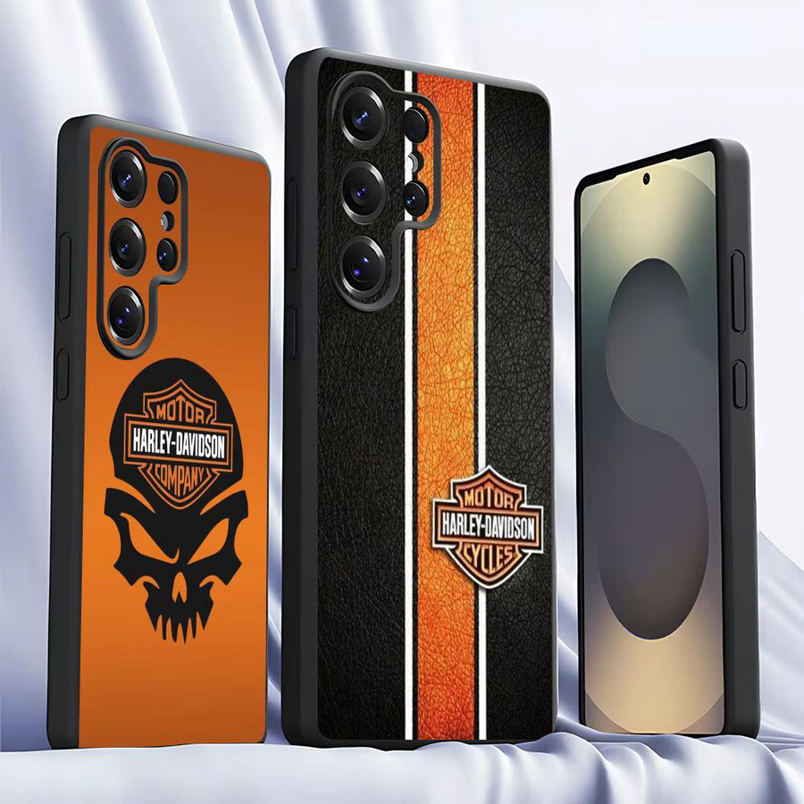 Harley-Davidson Handyhülle für Samsung Galaxy S20 S21 S22 S23 S24 FE Plus Ultra aus weichem TPU - Bild 3