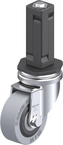 Blickle LRA-VPA 50K-EV03 Lenkrolle in Schwarz-Grau mit 50mm Rad-Durchmesser und 40kg Tragfähigkeit - Bild 1