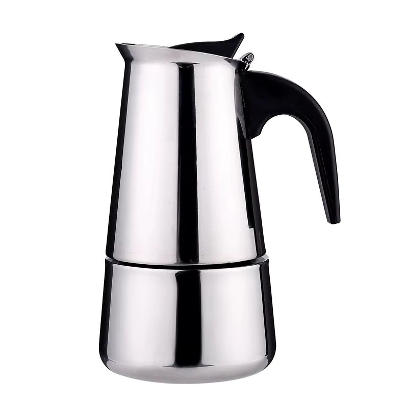 Elektrische RSCHEF Mokka Kaffeemaschine aus Edelstahl in Silber - Bild 6