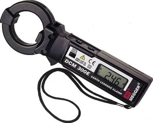 Megger DCM300E Digitale Stromzange Hand-Multimeter in Schwarz mit 3200 Counts, CAT II 600 V und CAT III 300 V - Bild 1