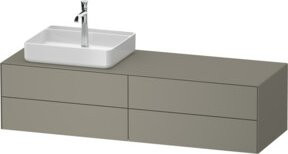 Duravit Waschtischunterschrank White Tulip in White, Breite: 160 cm, Tiefe: 55 cm, Höhe: 40,8 cm - Bild 1