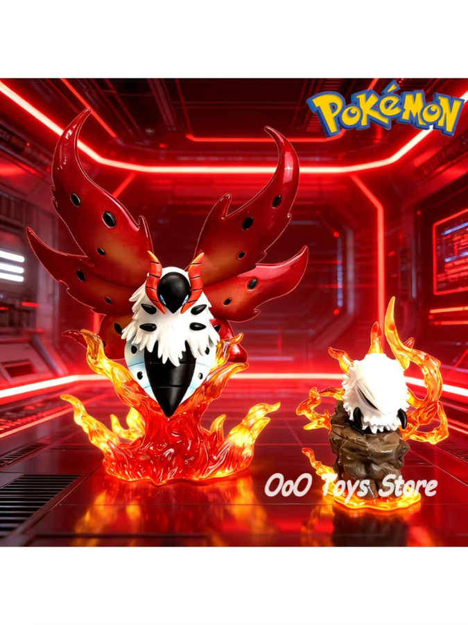 Bandai Pokémon Volcarona Actionfigur, Einzelfigur, Kunststoff, Bunt / Mehrfarbig - Bild 3